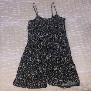 Aztec pattern b&w dress